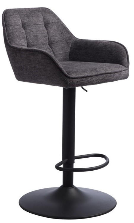 BARPALL i svart, mörkgrå  - mörkgrå/svart, Design, metall/textil (50,5/88-103/52cm) - Linea Natura