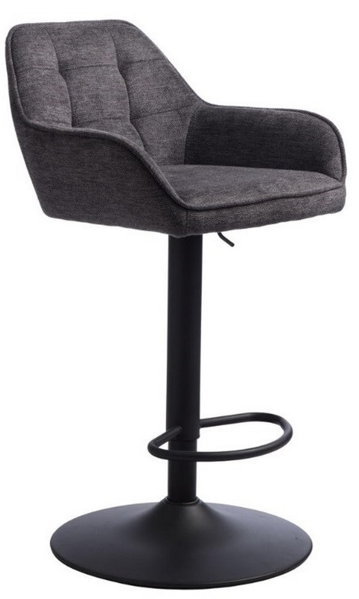 BARPALL i svart, mörkgrå  - mörkgrå/svart, Design, metall/textil (50,5/88-103/52cm) - Linea Natura