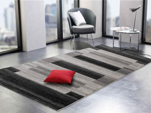 WEBTEPPICH 80/150 cm ADANA Grau  - Grau, Basics, Textil (80/150cm) - Novel
