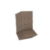 SESSELAUFLAGENSET Uni  - Taupe, Basics, Textil (48/5/118cm)