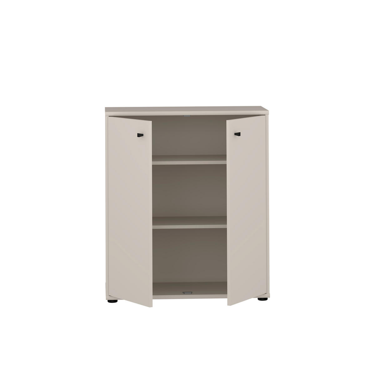KOMMODE , 73,7/85,5/34,8 cm,  - Sandfarben/Schwarz, Design, Holzwerkstoff/Kunststoff (73,7/85,5/34,8cm)