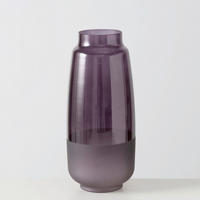 VÁZA  - fekete, Basics, Üveg (17/38,2cm) - Ambia Home