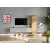 WOHNWAND  in Grau  282/160/37 cm  - Eichefarben/Grau, Design, Holzwerkstoff (282/160/37cm) - Celina Home
