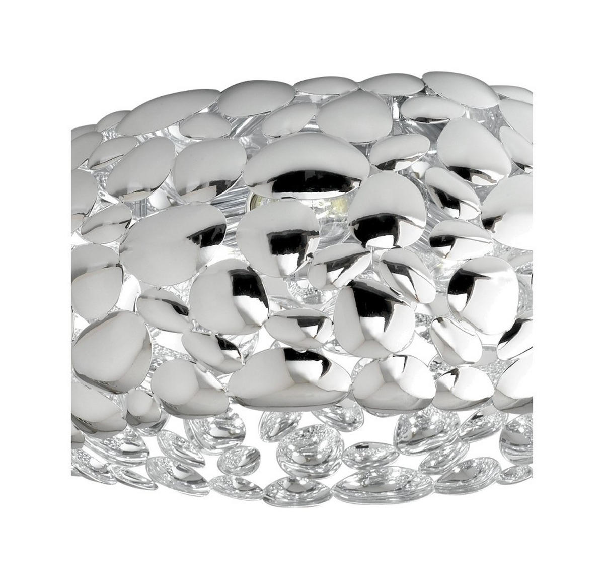 DECKENLEUCHTE Luce Ambiente e Design 48/21 cm   - Chromfarben, LIFESTYLE, Metall (48/21cm)