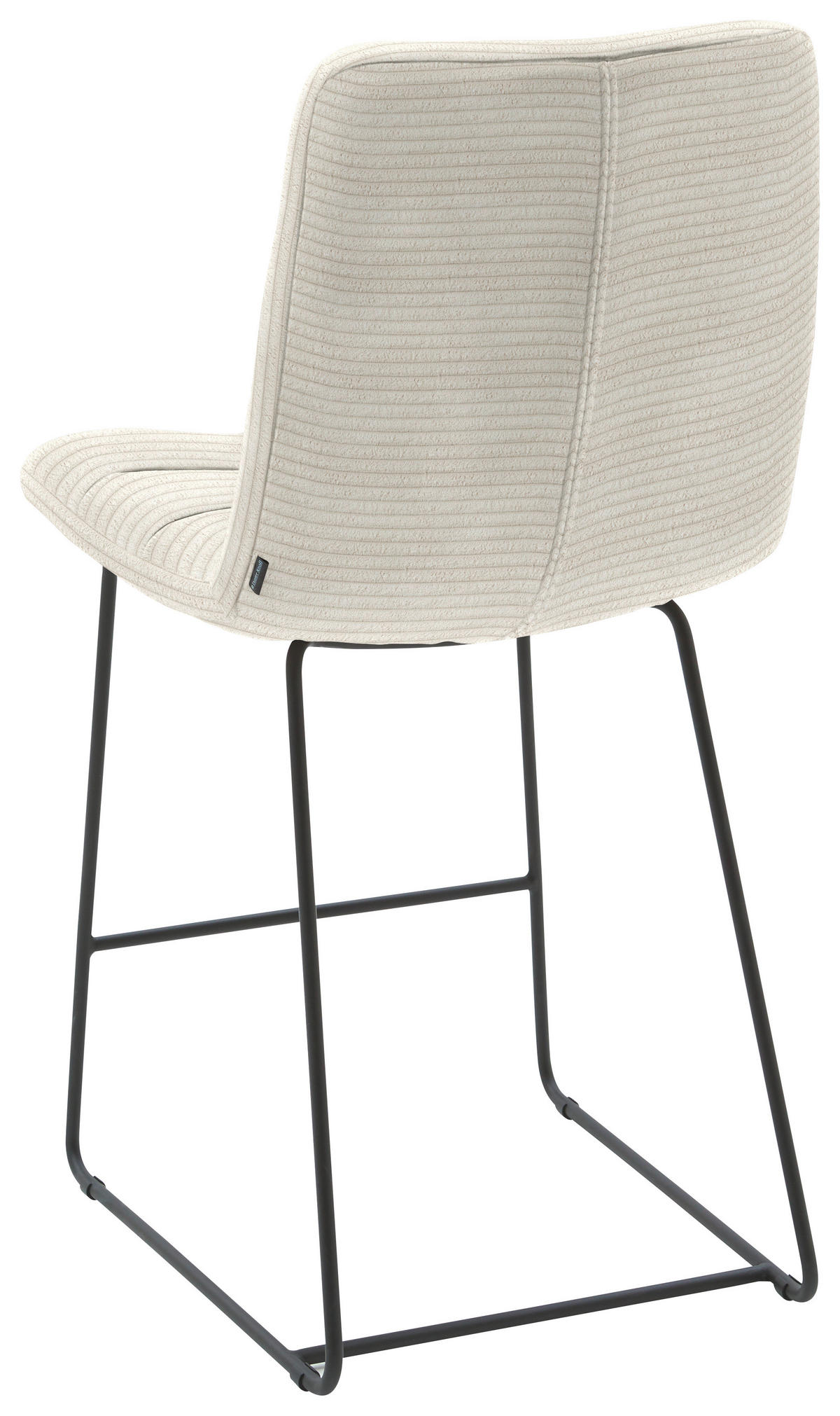 TRESENSTUHL in Textil Naturfarben  - Schwarz/Naturfarben, Design, Textil/Metall (52/106/66cm) - Dieter Knoll