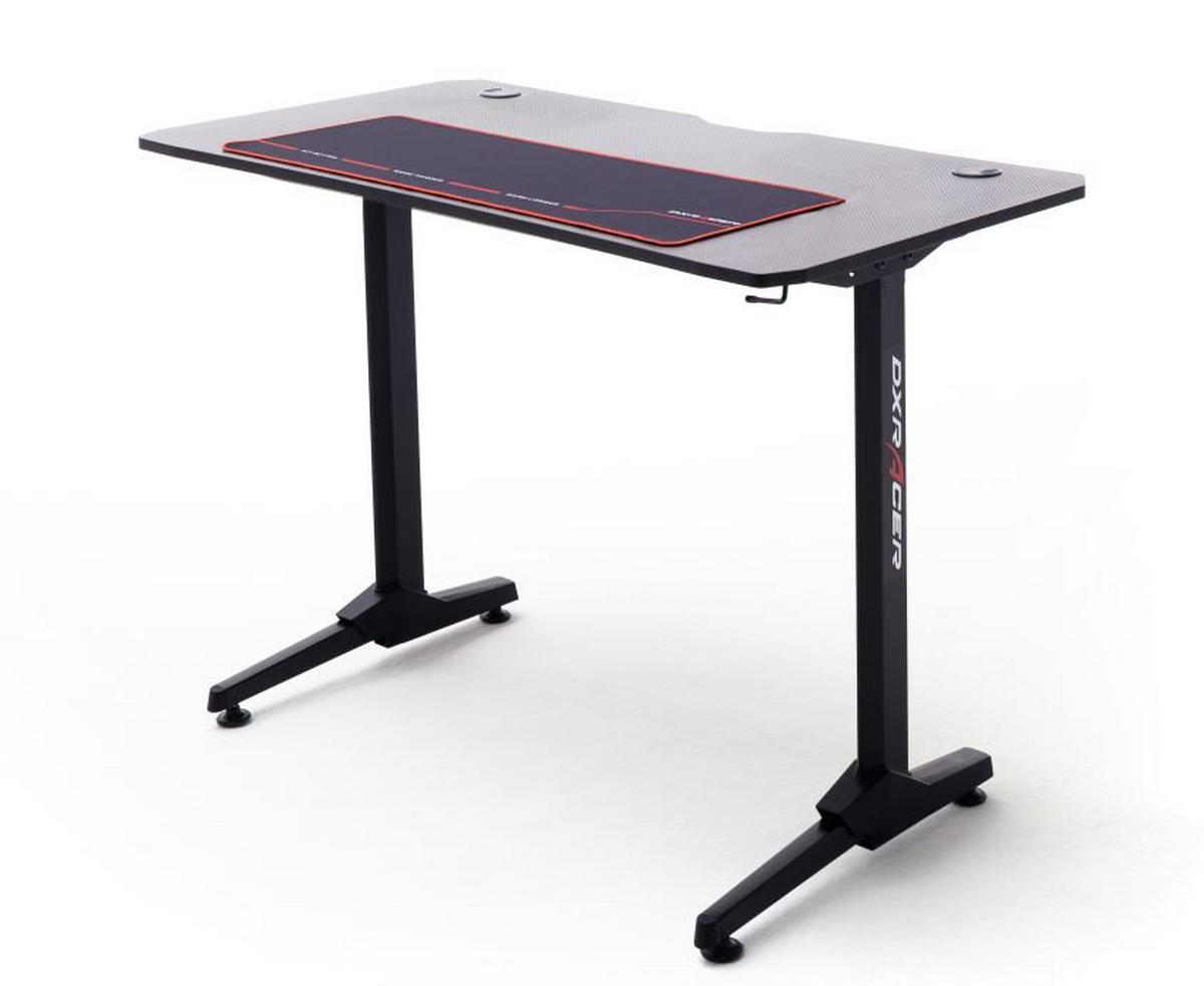 GEJMERSKI STO  crna   - crna, Dizajnerski, metal/pločasti materijal (110/75/60cm) - Dxracer