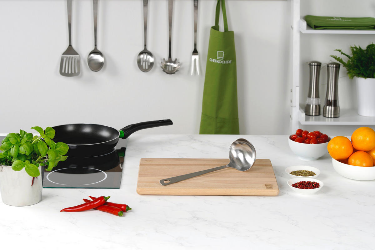 SCHÖPFLÖFFEL Berlin  - Silberfarben, Design, Metall (32cm) - Chefkoch+Fackelmann