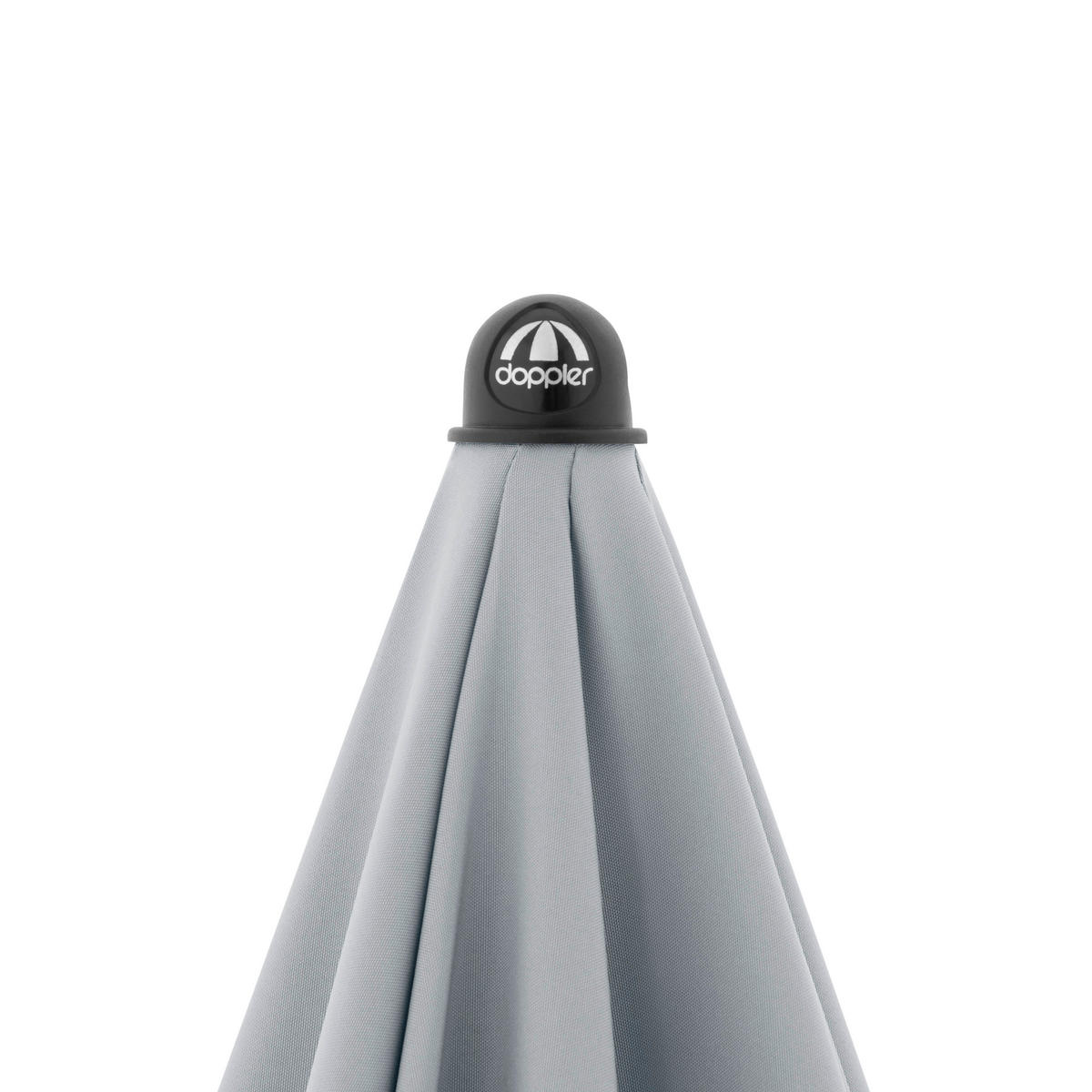 SENČNIK - antracit/svetlo siva, Basics, kovina/tekstil (191/246cm) - Doppler