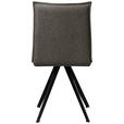 STUHL Webstoff Schwarz, Dunkelgrau Buche massiv  - Dunkelgrau/Schwarz, Basics, Holz/Textil (46/91/61cm) - Carryhome