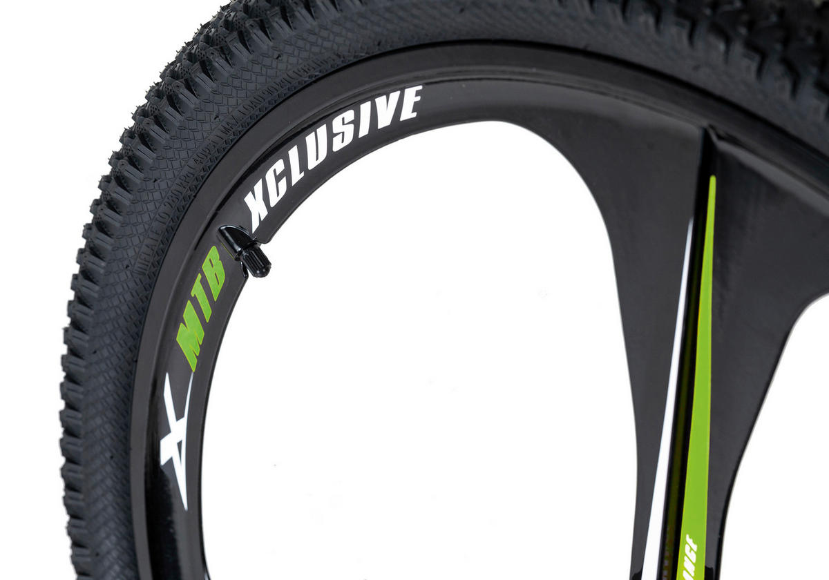 MOUNTAINBIKE 29 Zoll  - Schwarz/Grün, Basics, Metall (139/76/21cm) - Atrigo