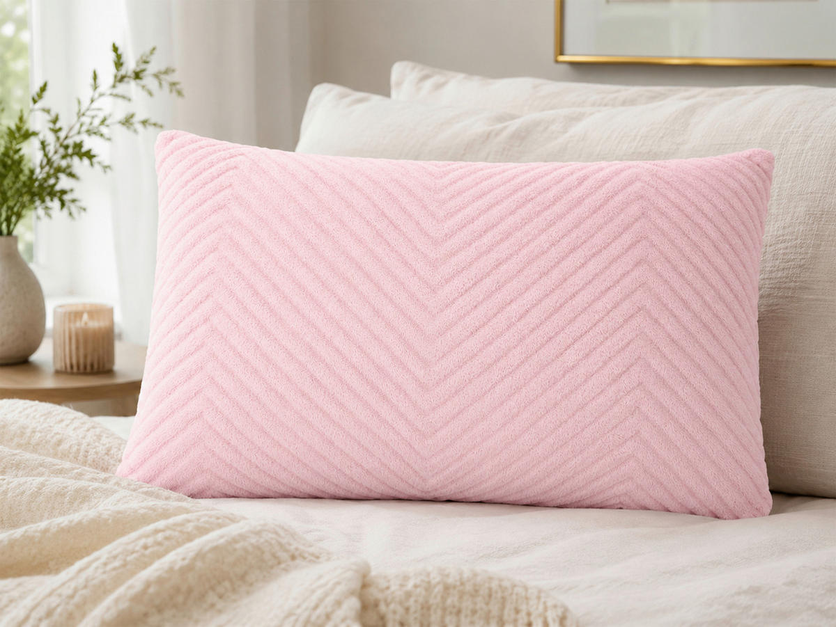DEKORAČNÝ VANKÚŠ 30/50 cm - pink, Basics, textil (30/50cm) - Novel