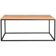 COUCHTISCH in Holz 100/60/41,5 cm  - Buchefarben/Schwarz, Design, Holz/Metall (100/60/41,5cm) - Johann Jakob