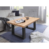KLUB STOČIĆ 115/44/65 cm  crna, boja hrasta  - boja hrasta/crna, Moderno, drvo (115/44/65cm) - Hom`in