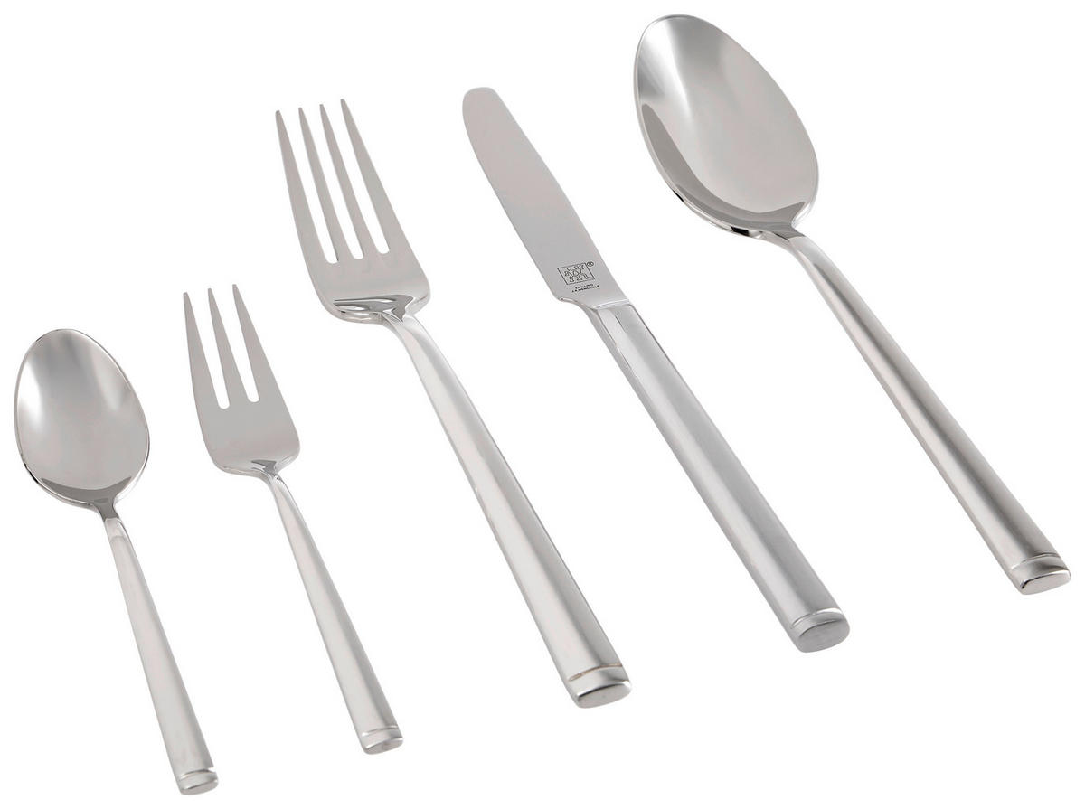 BESTECKSET Senses 60-teilig Edelstahl  - Silberfarben, Basics, Metall - Zwilling