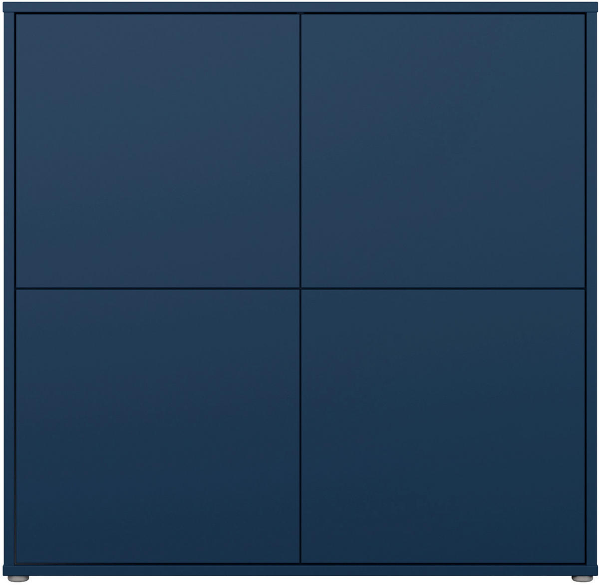 HIGHBOARD  124,5/121,5/34,9 cm  - Dunkelblau/Grau, MODERN, Holzwerkstoff/Kunststoff (124,5/121,5/34,9cm) - Carryhome