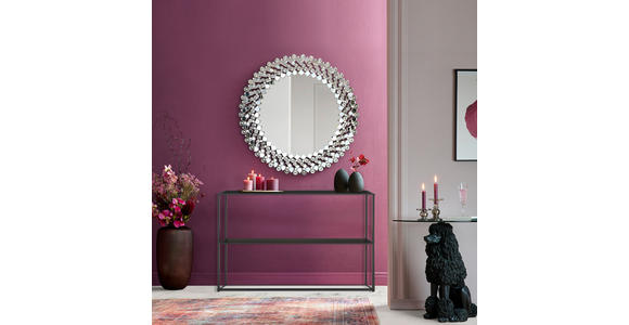 KONSOLENTISCH Schwarz  - Schwarz, Basics, Holzwerkstoff/Metall (99,4/32,4/79cm) - Xora