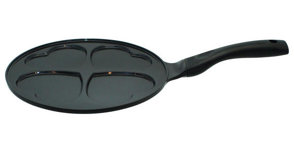 CREPESPFANNE 26 cm Keramikbeschichtung  - Schwarz, Trend, Kunststoff/Metall (26cm) - Homeware Profession.