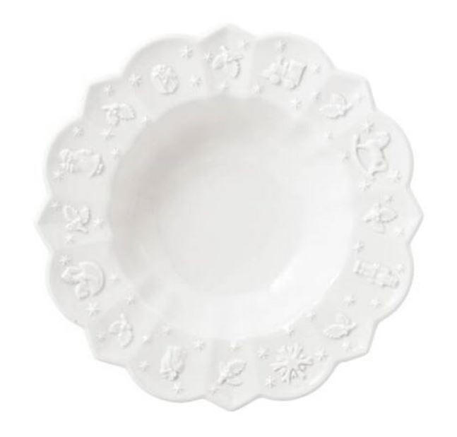 HLUBOKÝ TALÍŘ, keramika, 23,5 cm - bílá, Design, keramika (23,5cm) - Villeroy & Boch