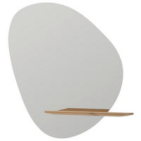WANDSPIEGEL 82/81/18 cm    in organisch  - Design, Glas/Holz (82/81/18cm) - Johann Jakob