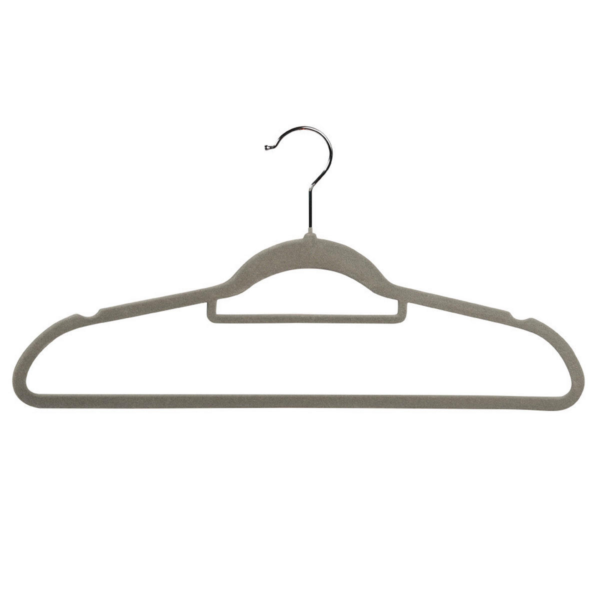 KLEIDERBÜGEL Kunststoff  - Grau, Basics, Kunststoff (45.5/23/3.6cm) - Kesper