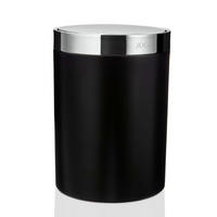 KOSMETIKEIMER Chromeline Black 6 L  - Chromfarben/Schwarz, Design, Kunststoff (18/26cm) - Joop!