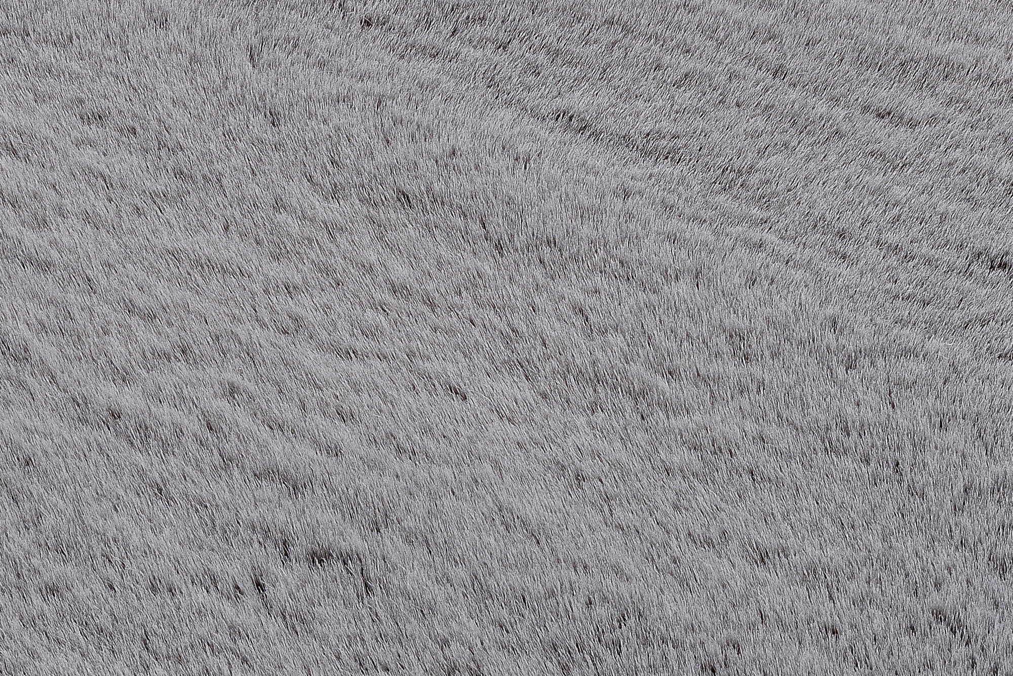 Thumbnail - Novel Hochflorteppich Nuvola - Exklusiv, Dunkelgrau, Textil, Uni, rechteckig, 70x130 cm, Oeko-Tex® Standard 100, für Fuß...