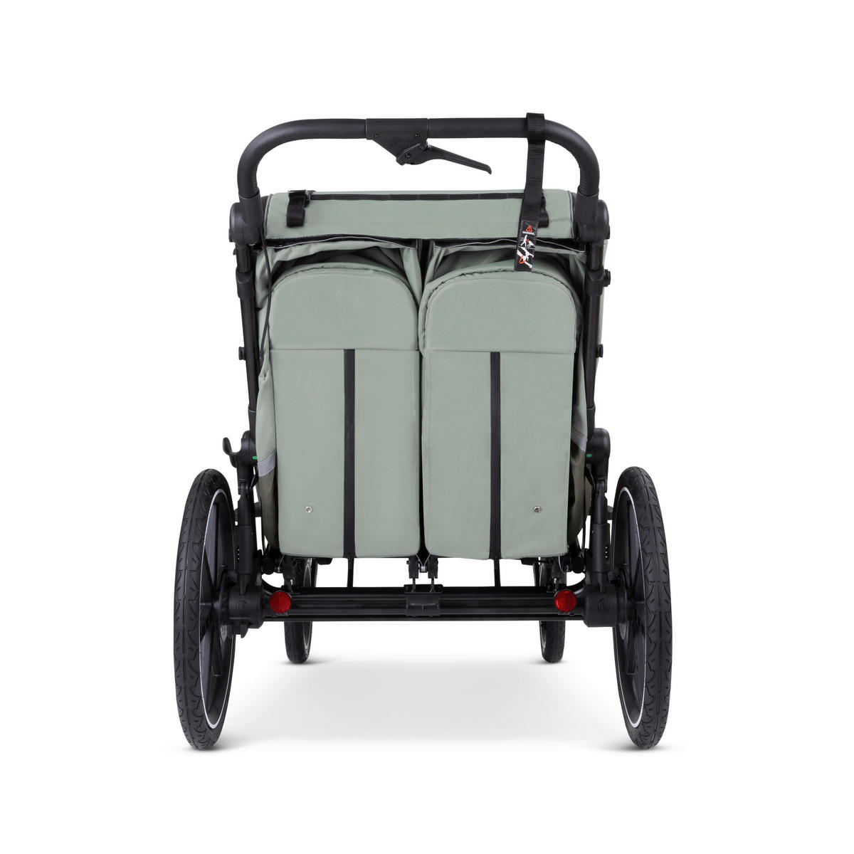 FAHRRADANHÄNGER   Tour 2  - Salbeigrün, Basics, Textil (81/53/56cm) - ABC Design