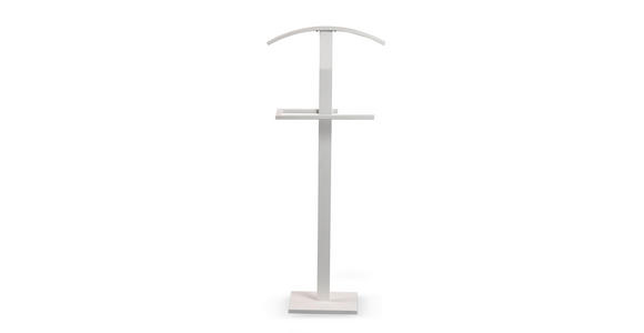 HERRENDIENER in Weiß 45/112/21 cm - Weiß, Design, Metall (45/112/21cm) - Xora