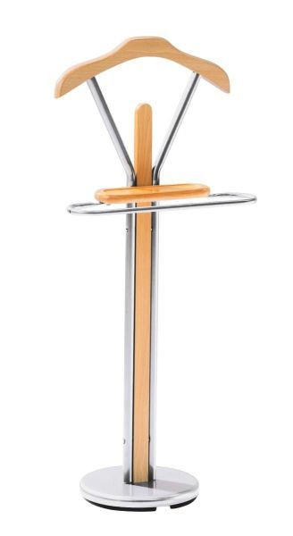 STALAK ZA ODELA boja bukve, boja aluminijuma metal, pločasti materijal - boja bukve/boja aluminijuma, Konvencionalno, metal/pločasti materijal (46/110/30cm) - Boxxx