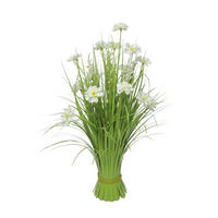 DEKOGRAS  - Weiß/Grün, LIFESTYLE, Kunststoff/Metall (50cm)