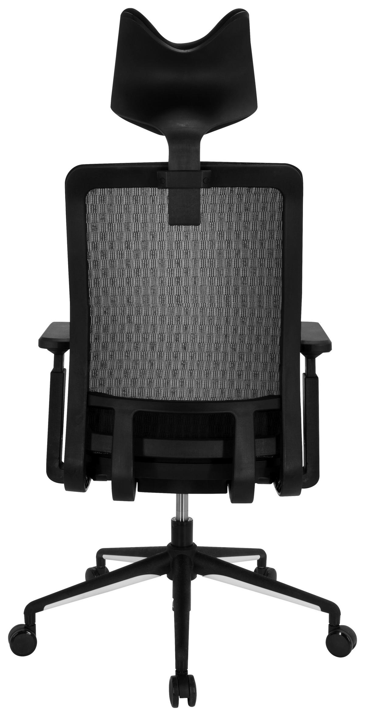SNURRSTOL  i nätklädsel, flatväv svart  - svart, Modern, textil/plast (62/146/63cm) - MID.YOU