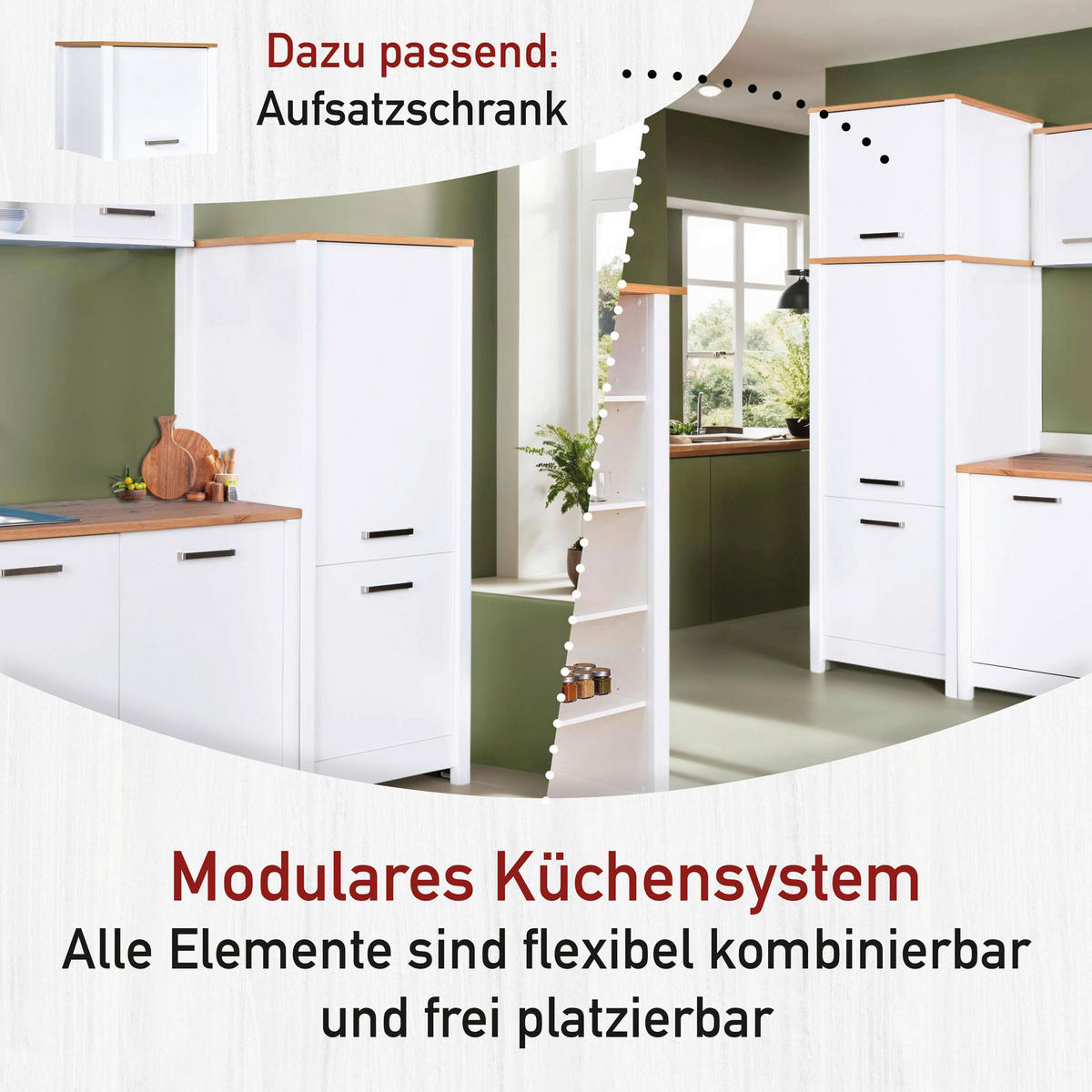 GERÄTEUMBAUSCHRANK 70/167/60 cm  in Weiß, Eiche Artisan  - Silberfarben/Weiß, MODERN, Holzwerkstoff/Metall (70/167/60cm) - home24