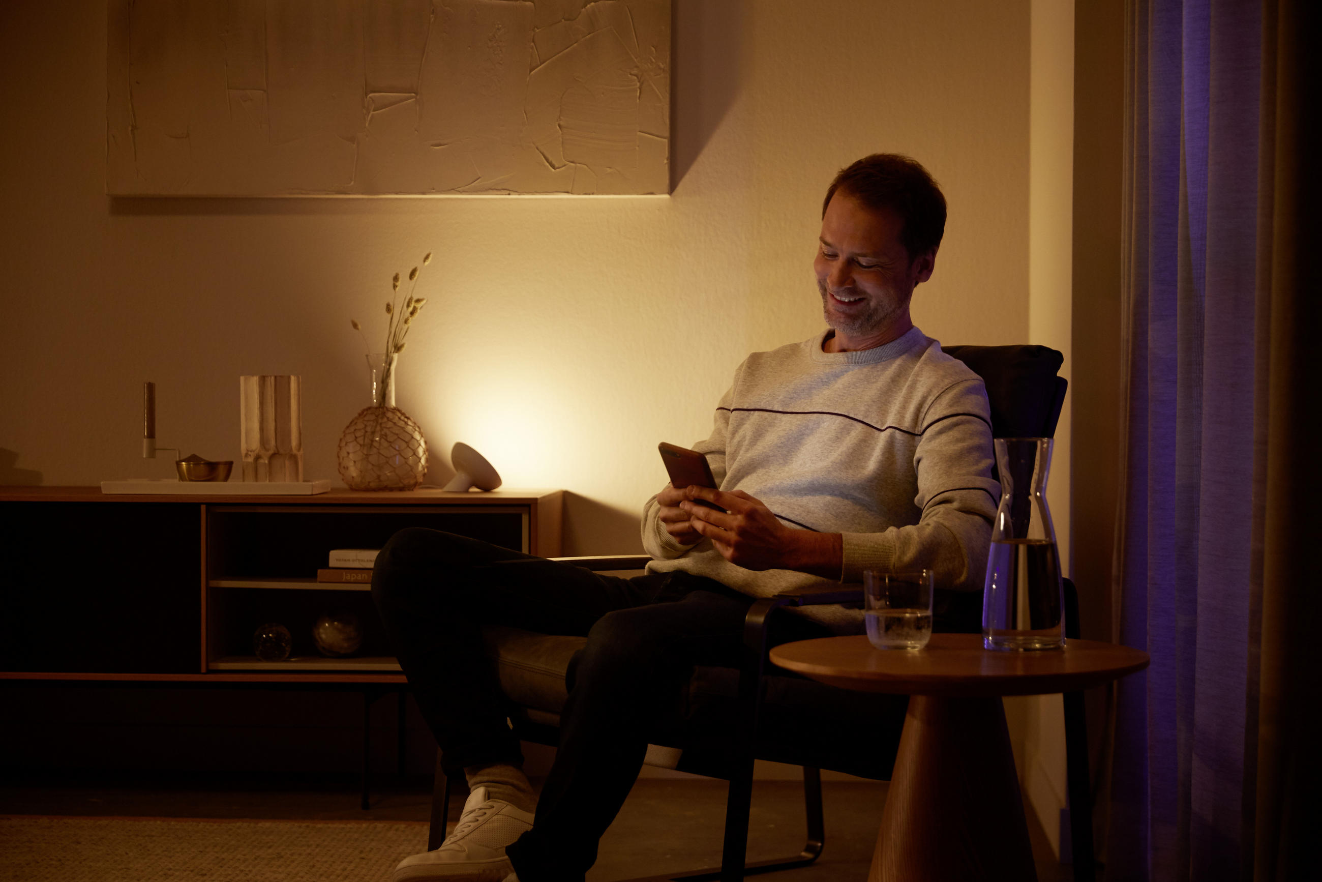 LED-TISCHLEUCHTE White Color Bloom 13/12,6 cm   - Weiß, Design, Kunststoff (13/12,6cm) - Philips HUE