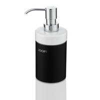 SEIFENSPENDER Chromeline Black  - Chromfarben/Schwarz, Design, Kunststoff/Metall - Joop!