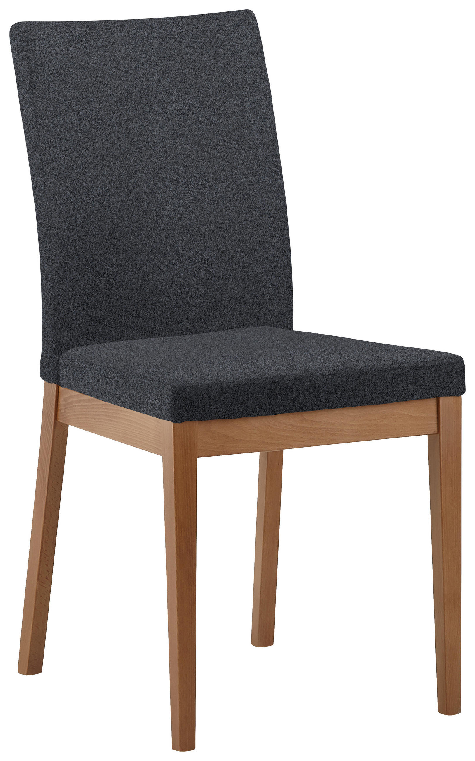 STUHL in Holz, Textil Anthrazit, Eichefarben  - Eichefarben/Anthrazit, KONVENTIONELL, Holz/Textil (47/95/60cm) - Cantus