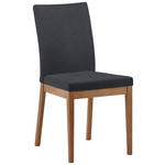 STUHL in Holz, Textil Anthrazit, Eichefarben  - Eichefarben/Anthrazit, KONVENTIONELL, Holz/Textil (47/95/60cm) - Cantus