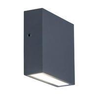 AUßENWANDLEUCHTE 11/11/3,8 cm   - Anthrazit, Basics, Metall (11/11/3,8cm)