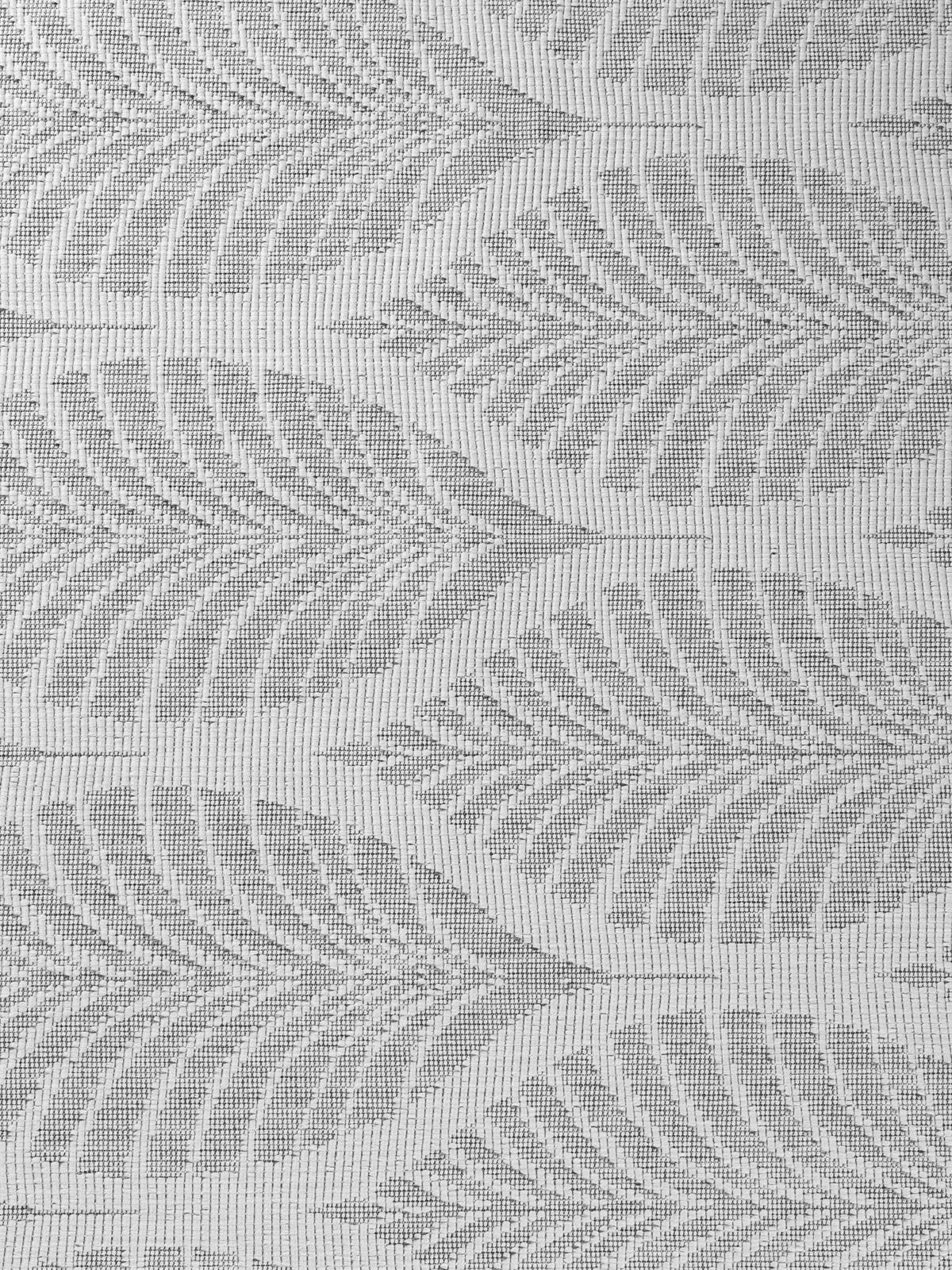 OUTDOORTEPPICH 160 cm Duet Grau, Weiß  - Weiß/Grau, Design, Kunststoff (160cm)