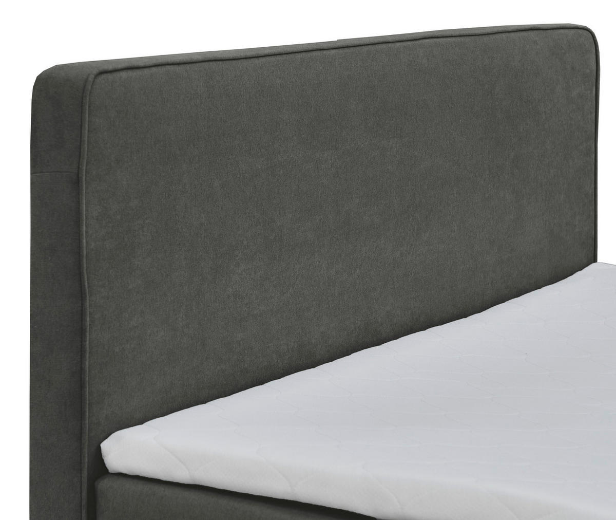 BOXBETT 180/200 cm  in Anthrazit  - Anthrazit/Schwarz, MODERN, Holz/Kunststoff (180/200cm) - MID.YOU