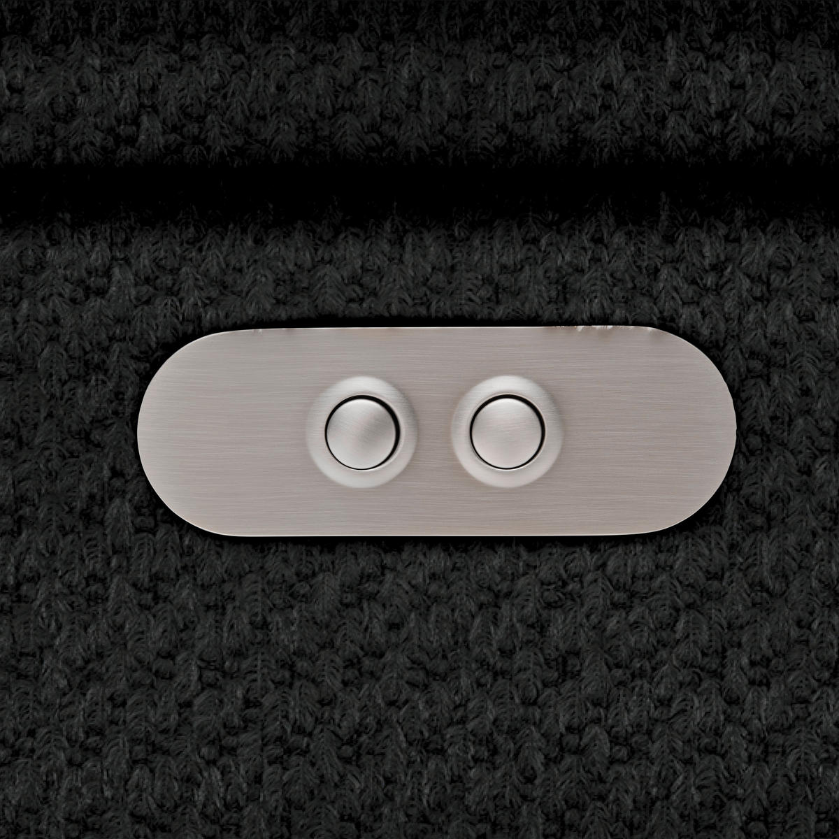 HÖRNSOFFA i chenille, vävt tyg antracit  - svart/antracit, Modern, textil/plast (106/283cm) - MID.YOU