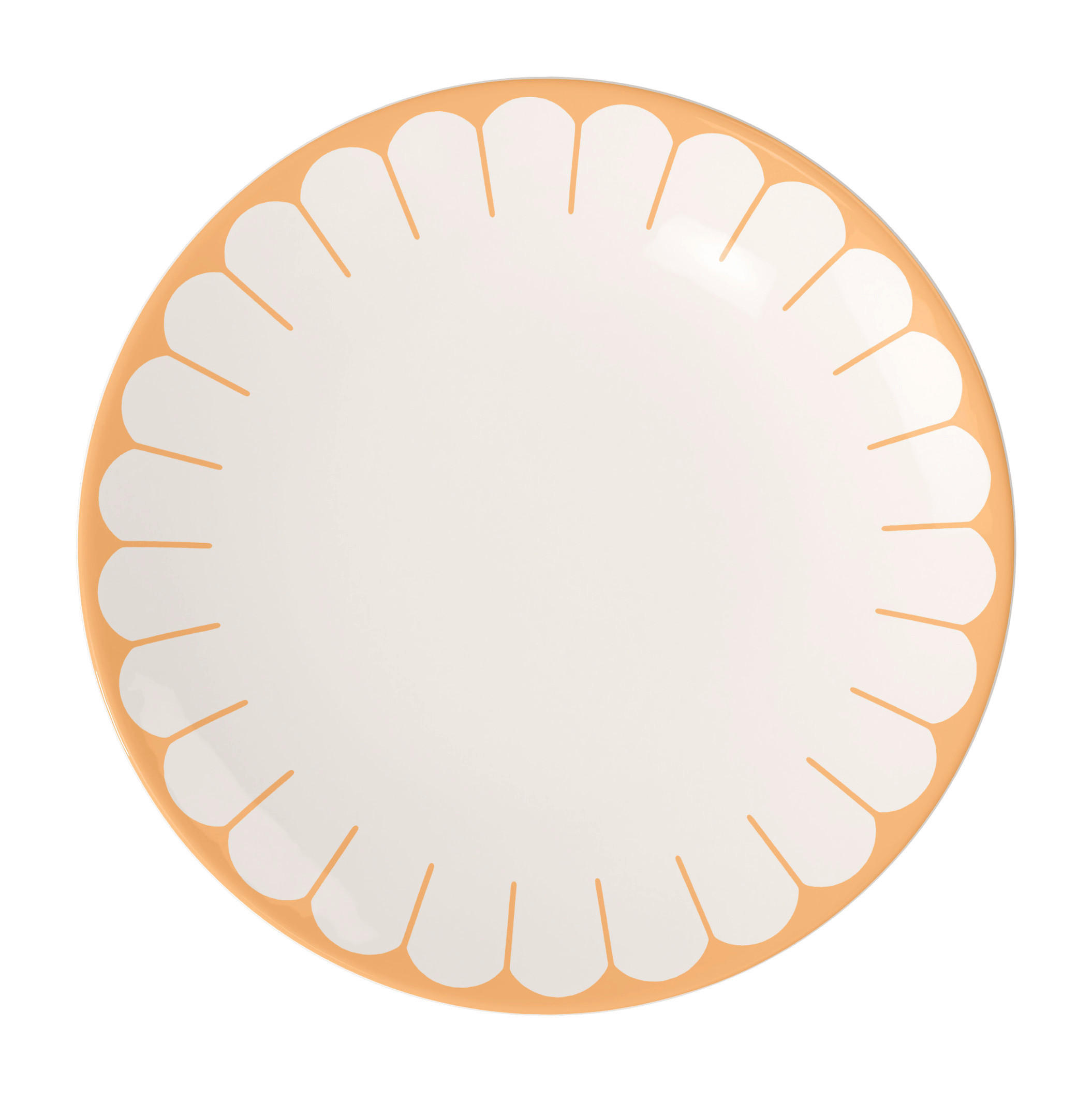 SPEISETELLER Weiß, Dunkelgelb 26,5/2,5 cm Fleur Soleil  - Dunkelgelb/Weiß, MODERN, Keramik (26,5/2,5cm) - Villeroy & Boch