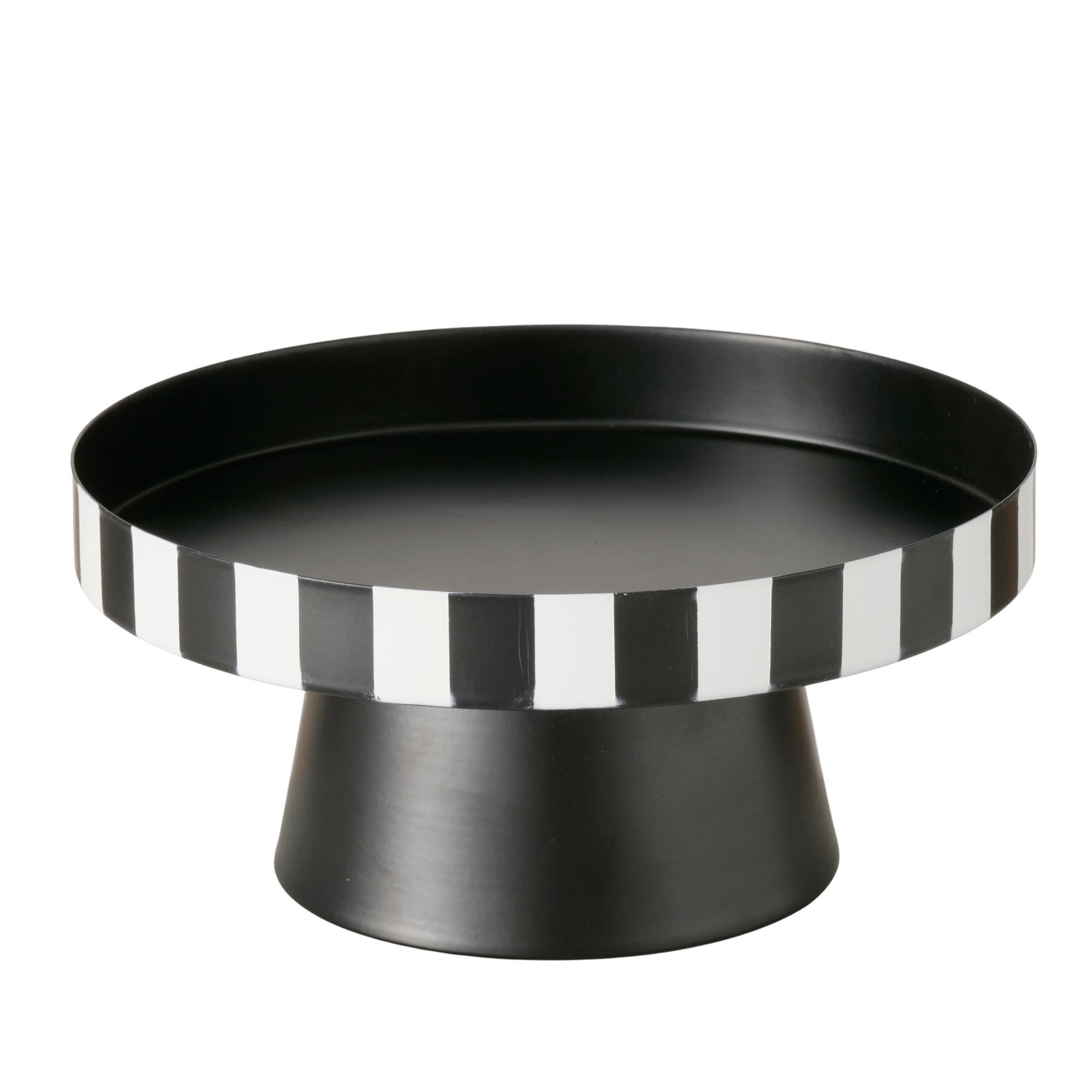 ETAGERE  - Schwarz/Weiß, Basics, Metall (30/34cm) - Boltze Home