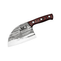 NOŽ ŠEFA KUHINJE  Mad Bull        26,5 cm    - crvena/crna, Osnovno, staklo/metal (26,5cm) - Samura