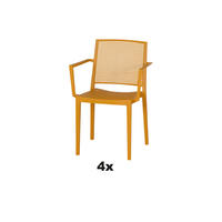 STAPELSTUHL in Kunststoff Gelb  - Gelb, Basics, Kunststoff (46/80/56cm) - Siena Garden