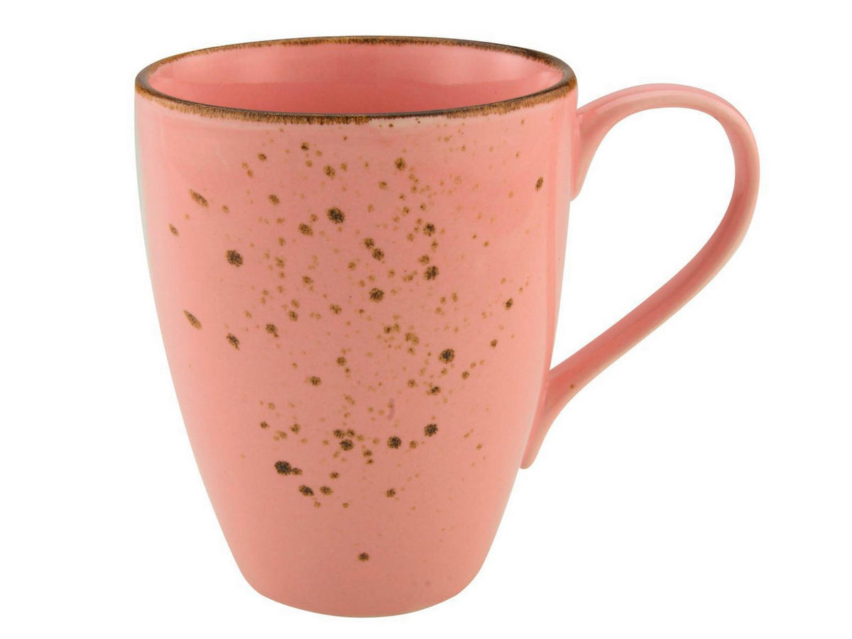 KAFFEEBECHERSET 6-teilig  - Hellrosa, Trend, Keramik (300ml) - Creatable