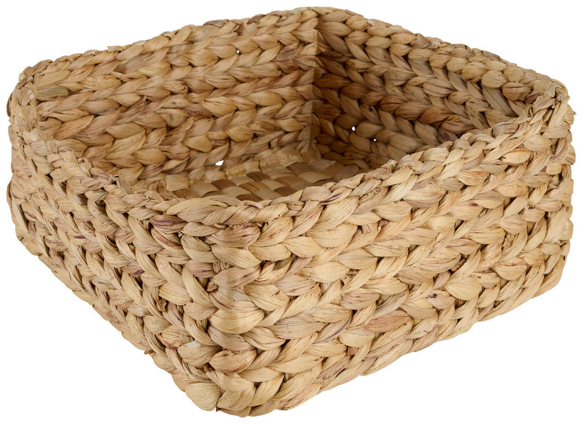 REGALKORB 25/25/12 cm  - Naturfarben, Basics, Naturmaterialien (25/25/12cm) - Landscape