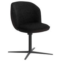 ARMLEHNSTUHL  in Webstoff, Mikrofaser  - Anthrazit, Design, Textil/Metall (56/85/65cm) - Schöner Wohnen