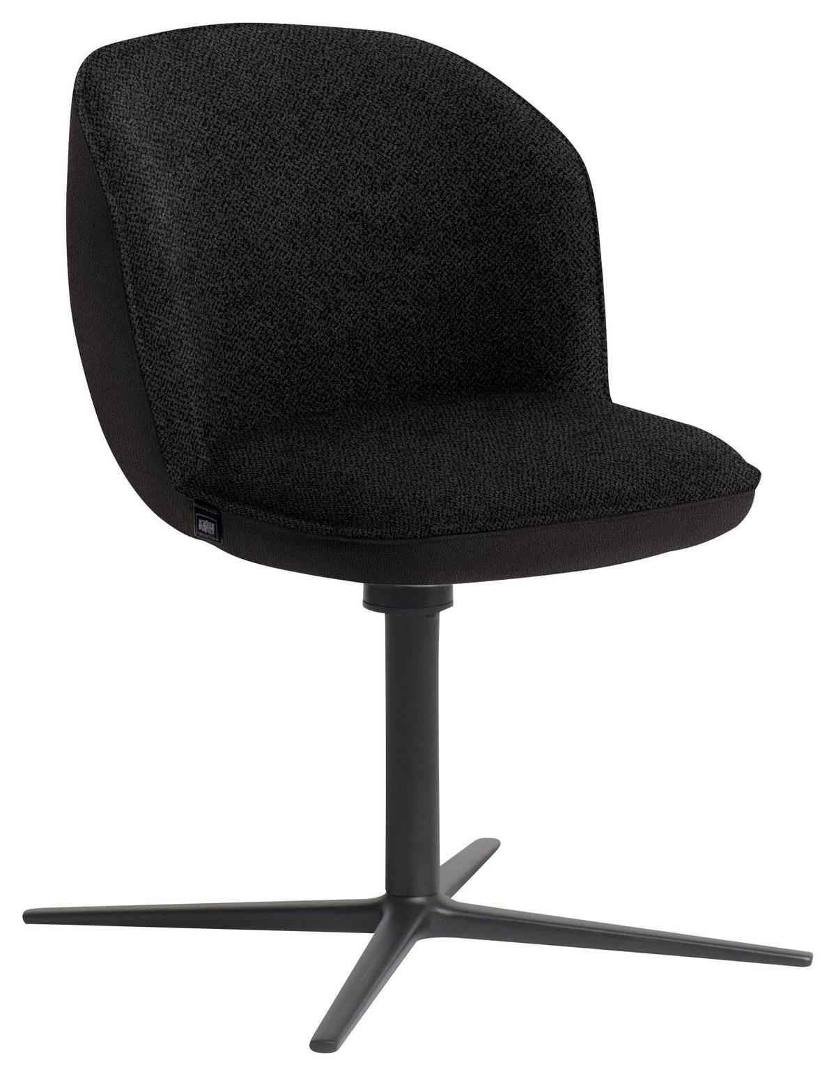 ARMLEHNSTUHL  in Webstoff, Mikrofaser  - Anthrazit, Design, Textil/Metall (56/85/65cm) - Schöner Wohnen