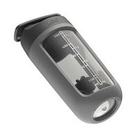 BECHER-TO-GO 0.5 l  - Transparent/Grau, Basics, Kunststoff (8/8/20cm) - BergHOFF