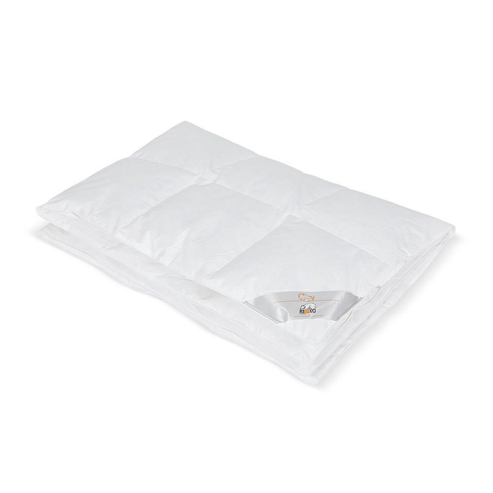 BETTDECKE  135/200 cm Lara 90 % Federn 10 % Daunen  - Weiß, Basics, Textil (135/200cm) - RIBECO